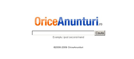 Screenshots of Orice Anunturi