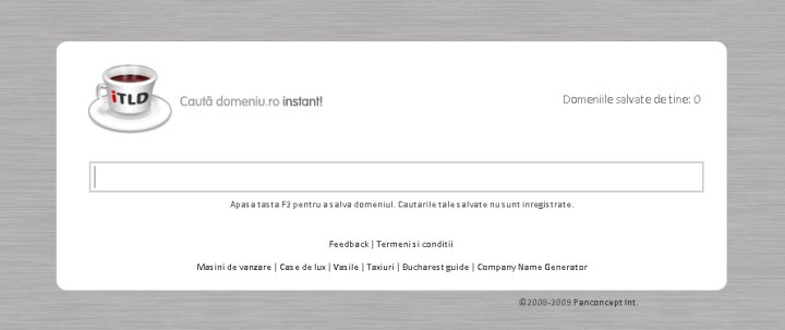 Screenshots of iTLD