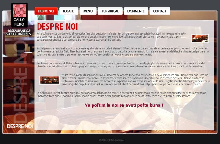 Screenshots of Gallo Nero