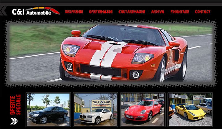 Screenshots of C&I Automobile