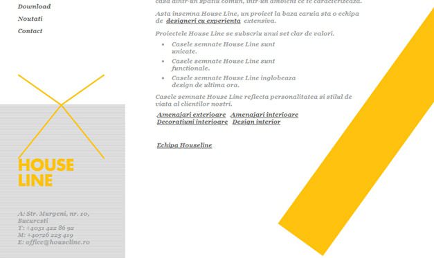 Screenshots of Houseline