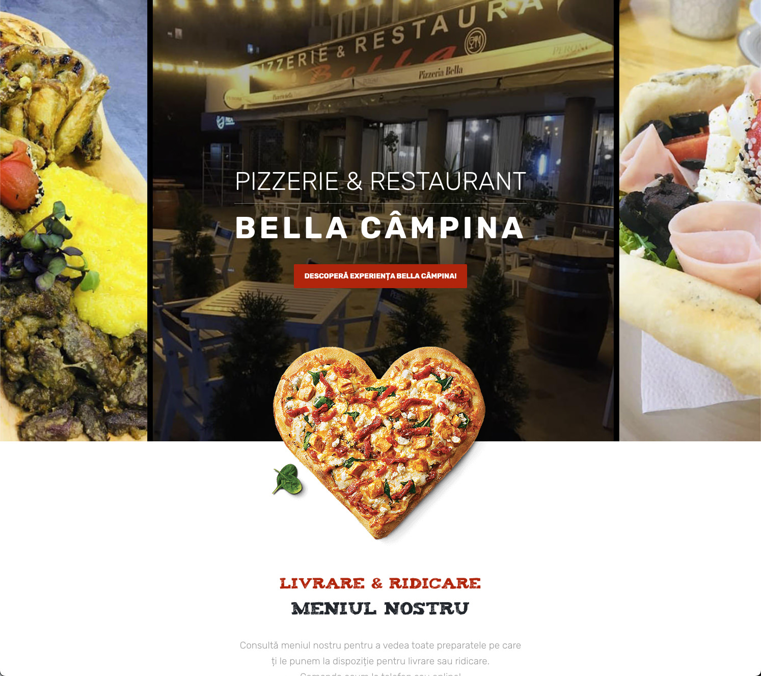 Screenshots of Pizzerie & Restaurant Bella