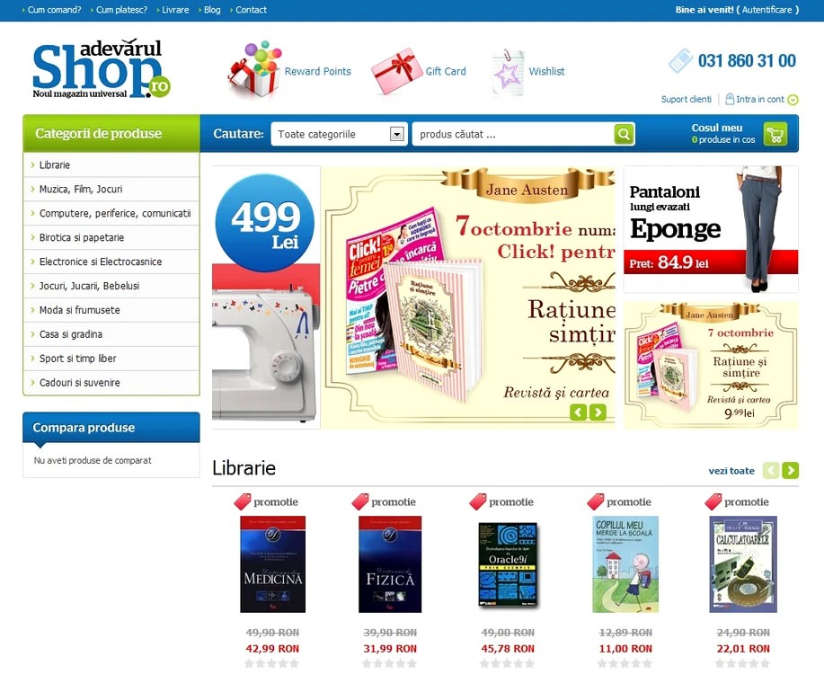 Screenshots of AdevărulShop