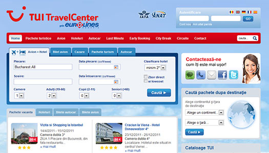 Screenshots of Eurolines TUI Travel Center