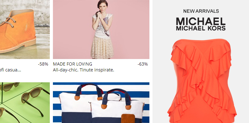 Screenshots of Fashion Days