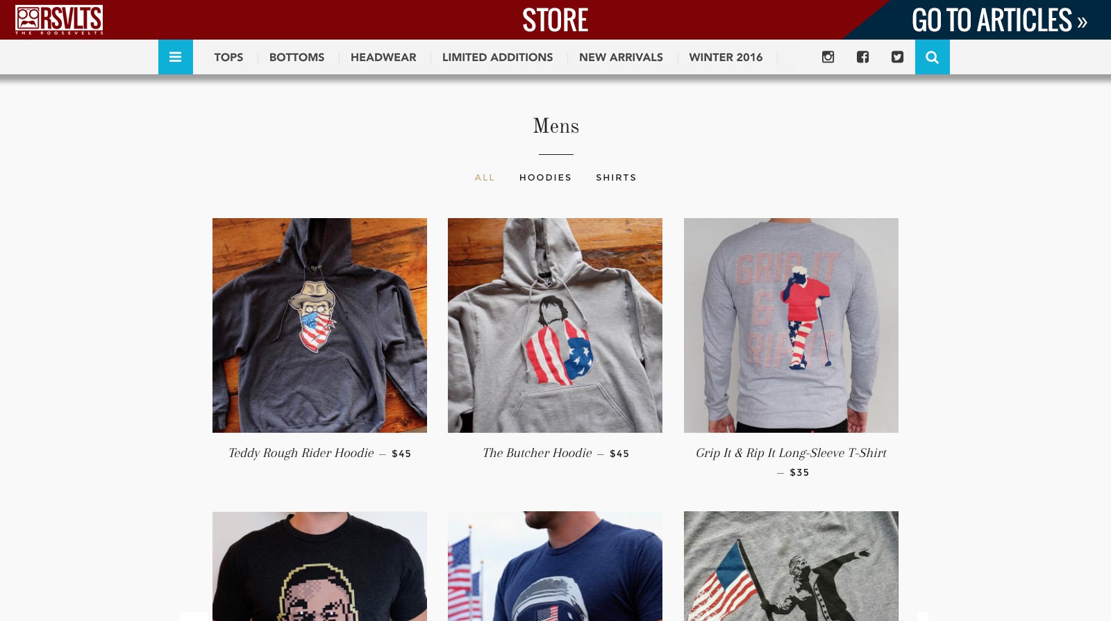 Screenshots of The Roosevelts